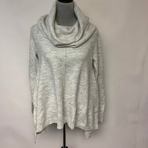 Jessica Simpson Sweater Cowl Neck Asymmetrical Soft Loungewear  Women’s SZ M